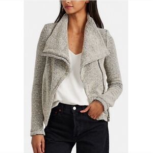 Iro Bessie Melange Zip Front Knit Jacket 36 2 S